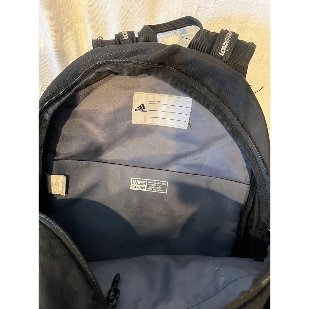 Adidas Black 2 section Computer Backpack - Picture 4 of 4